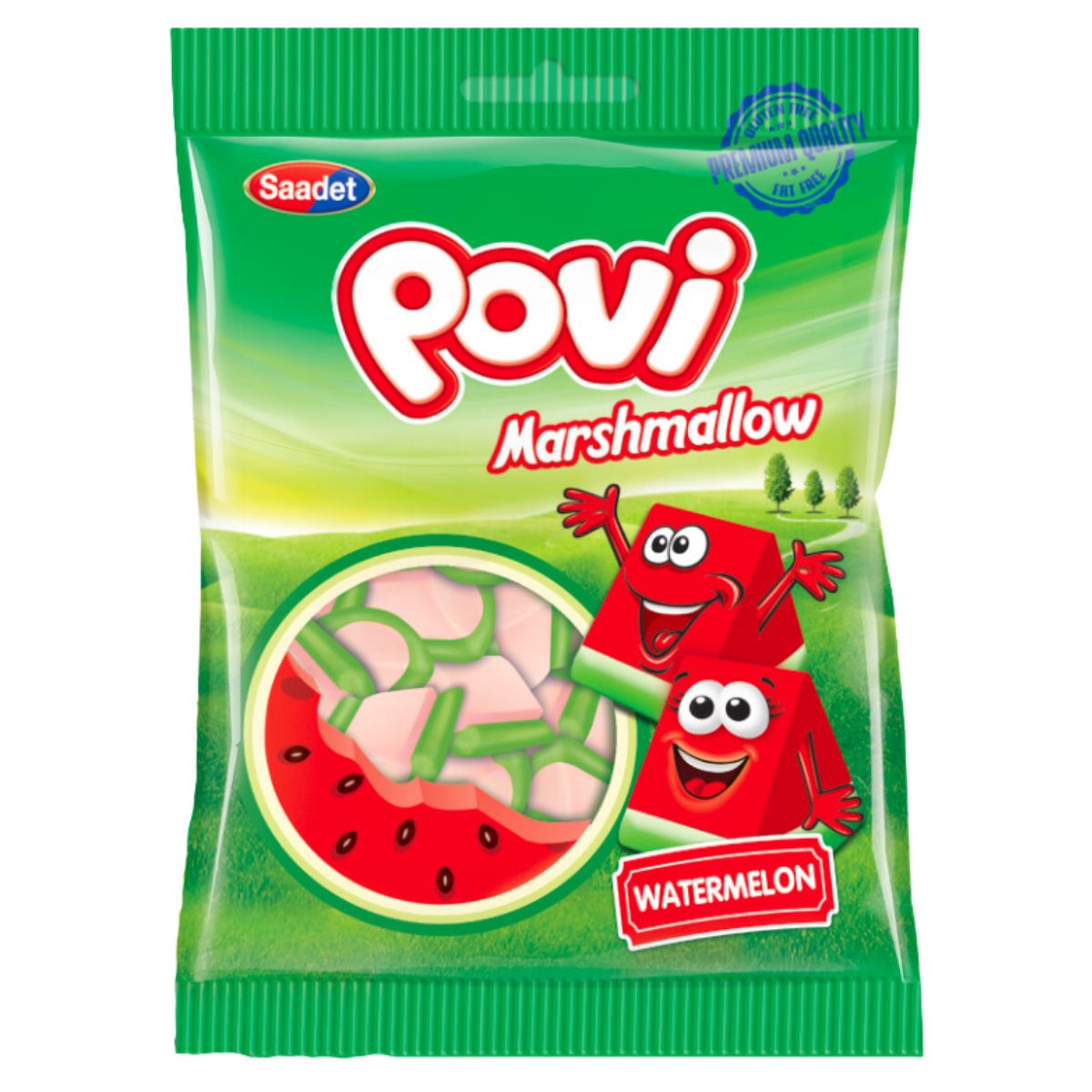 Saadet - Povi Marshmallow - 140g pomegranate watermelon.