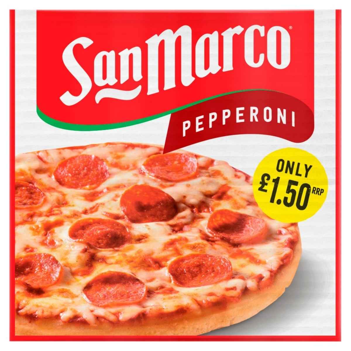 San Marco - Pepperoni Pizza - 251g with a £1.50 price label.