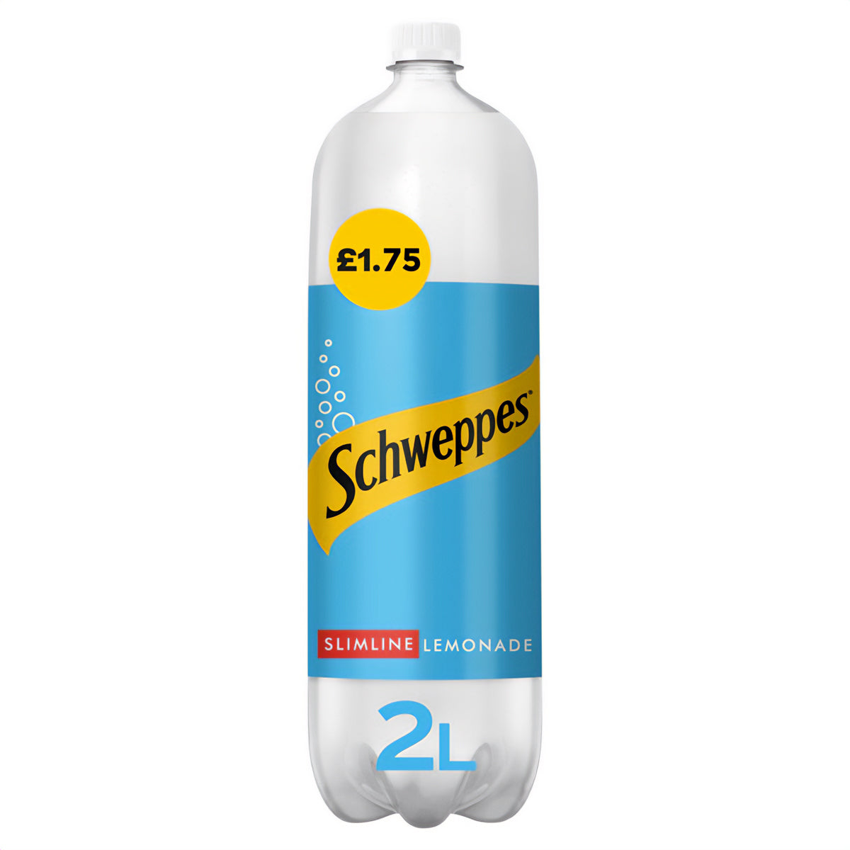 Schweppes - Slimline Lemonade Bottle - 2L - Continental Food Store