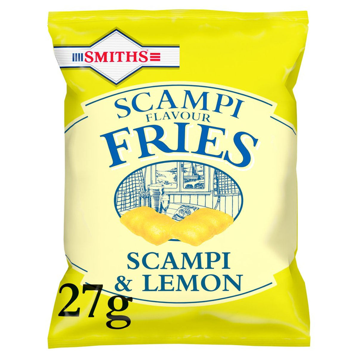 Smiths - Scampi & Lemon Snacks Crisps.