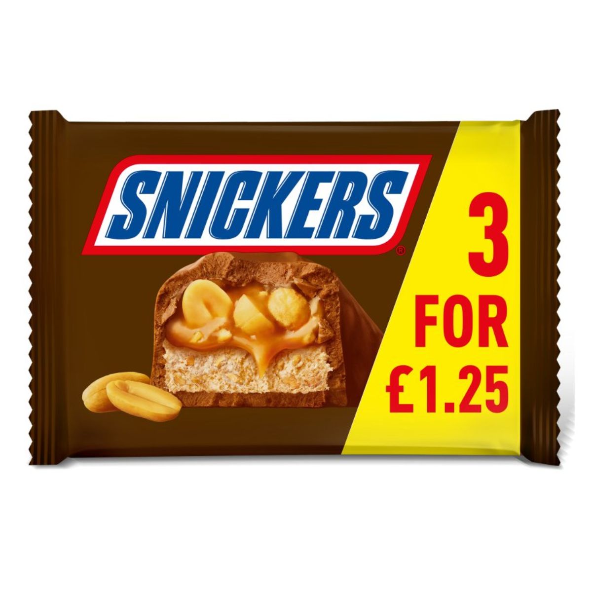 Snickers - Milk Chocolate Bars Multipack - 3 x 41.7g for £ 25.