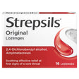 Strepsils - Original for Sore Throat Lozenges - 16pcs contain 2,4-Dichlorobenzyl alcohol and Amylmetacresol to help relieve sore throat.