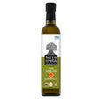A 500ml bottle of Terra Creta - Premium P.D.O Kolymvari Extra Virgin Olive Oil, featuring a black cap, green label with an olive tree illustration, quality certification logos, and assurance of premium extra virgin olive oil.