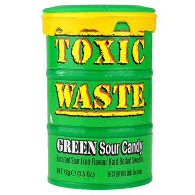 Toxic Waste - Green Sour Candy Drum - 42g.