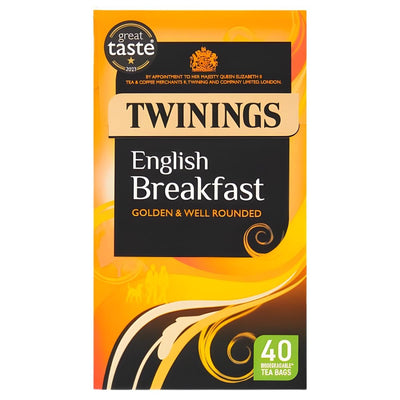 Twinings - Golden & Well Rounded English Breakfast - 40 Tea Bags