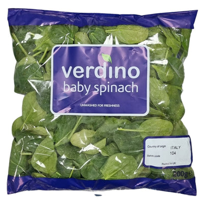 Verdino - Baby Spinach - 200g - Continental Food Store