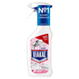 The Viakal - Fresh Spring Rose Limescale Remover Spray (500ml) removes limescale effectively and leaves a fresh rose scent.