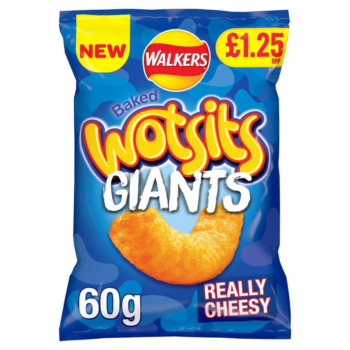 Walkers - Wotsits Giants Really Cheesy - 60g are really cheesy.