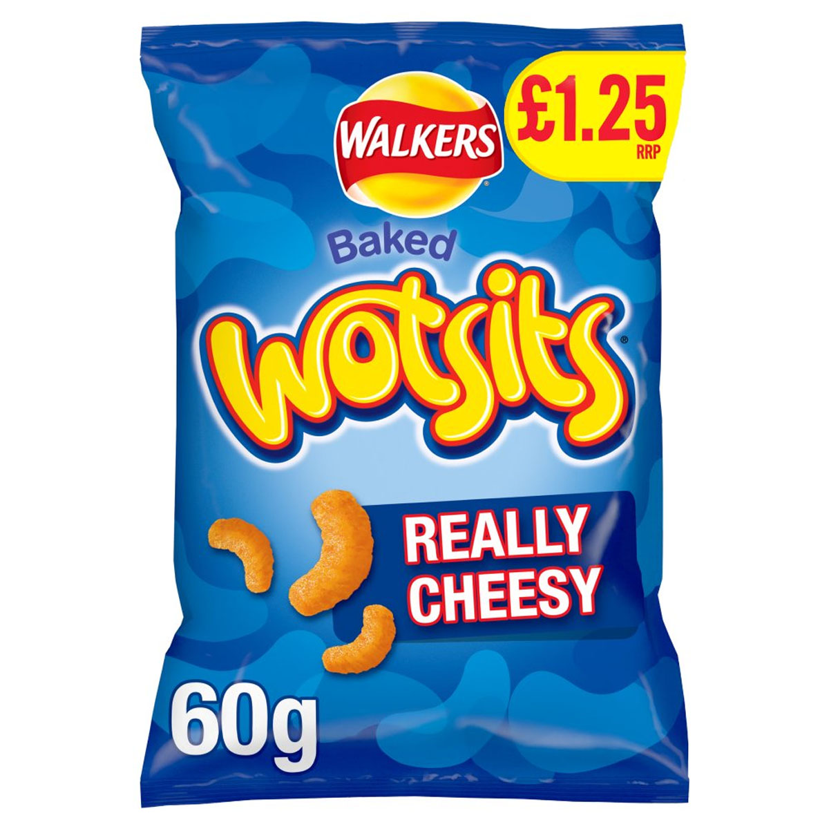Walkers - Wotsits Really Cheesy - 60g are really cheesy chips.