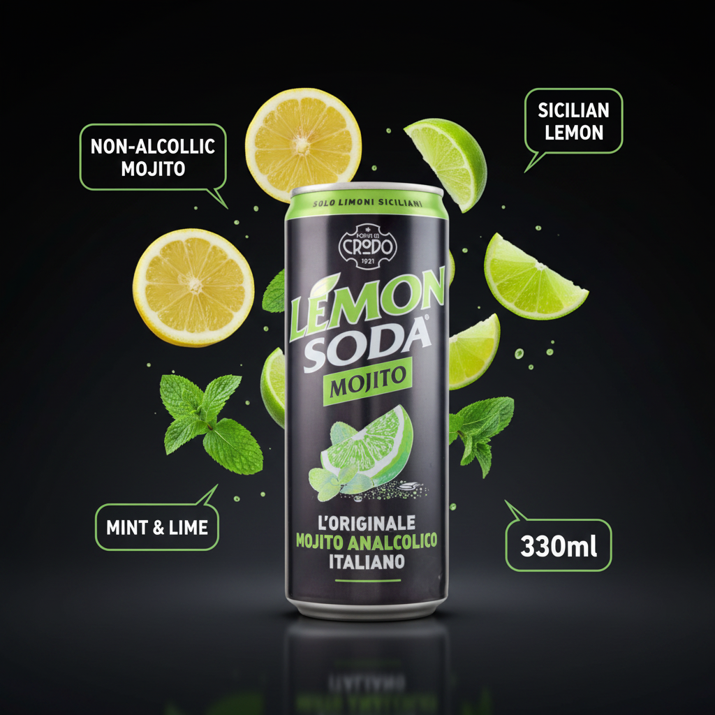 Crodo Lemon Soda Mojito - Product Highlights