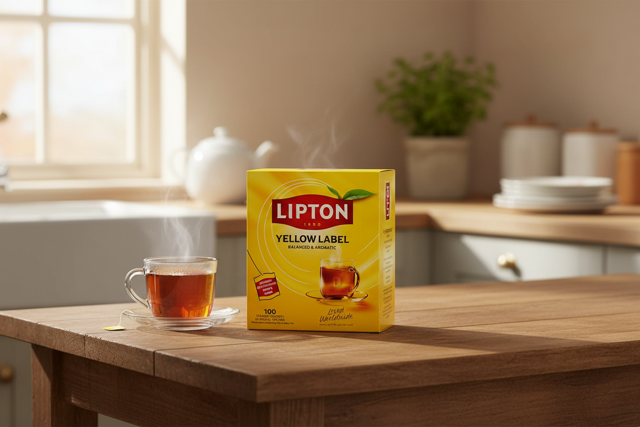 Lipton Yellow Label Black Tea Bags lifestyle image