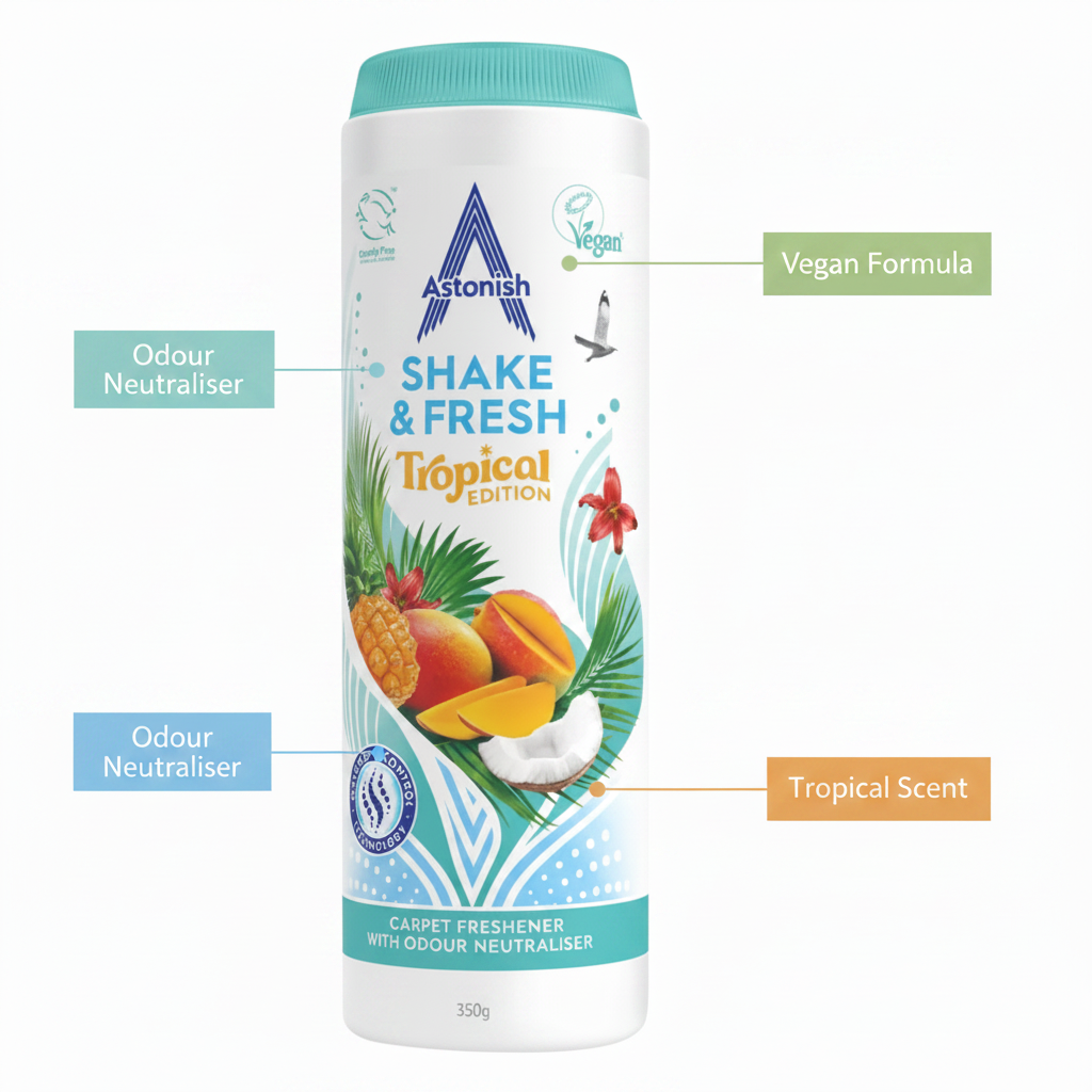 Astonish Shake & Fresh Tropical - Product Highlight