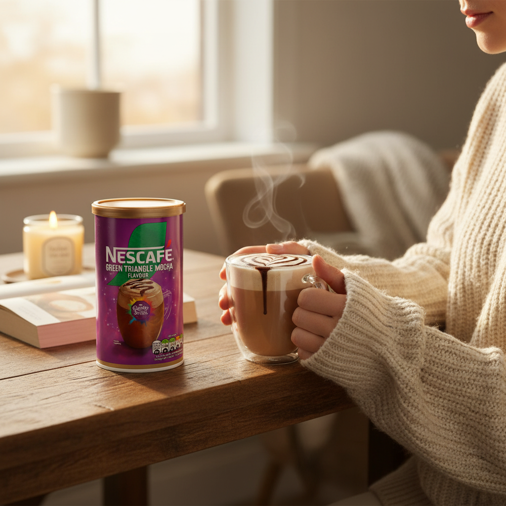 Nescafe Quality Street Green Triangle Mocha - Lifestyle