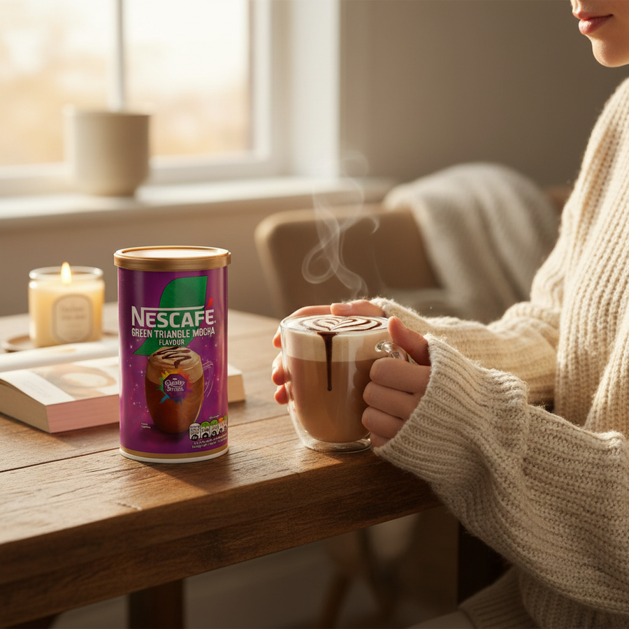 Nescafe Quality Street Green Triangle Mocha - Lifestyle