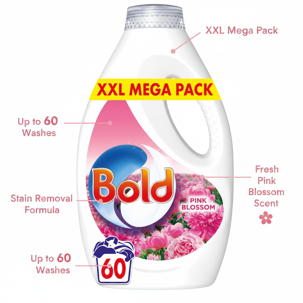 Bold Pink Blossom Product Highlight with Callouts