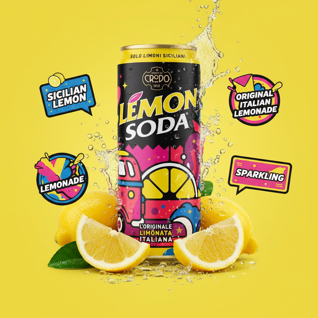 Crodo Lemon Soda - Product Highlights