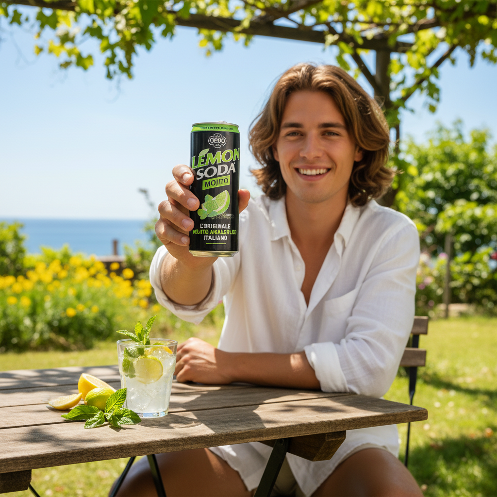 Crodo Lemon Soda Mojito - Lifestyle