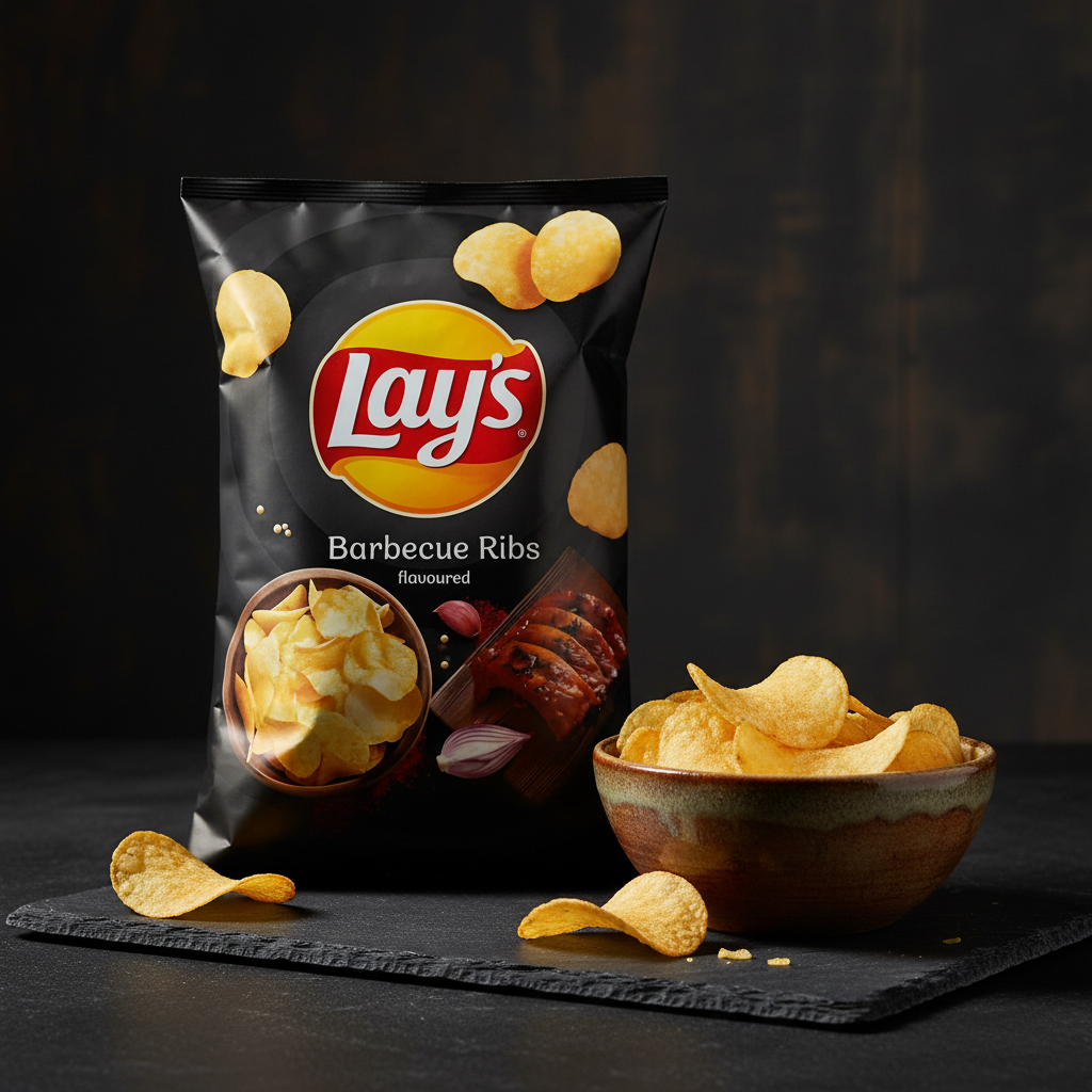 Lays Barbecue Ribs Crisps - Lifestyle
