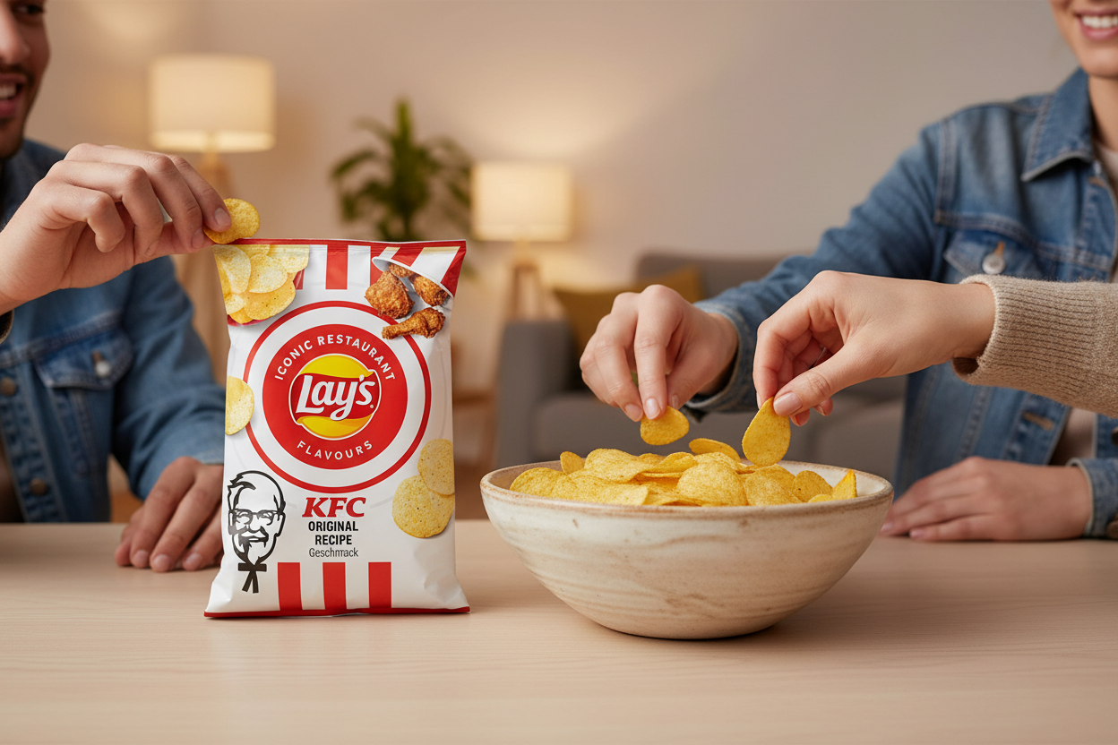 Lays KFC Crisps - Smooth Sharing Scene