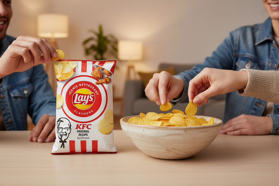 Lays KFC Crisps - Smooth Sharing Scene