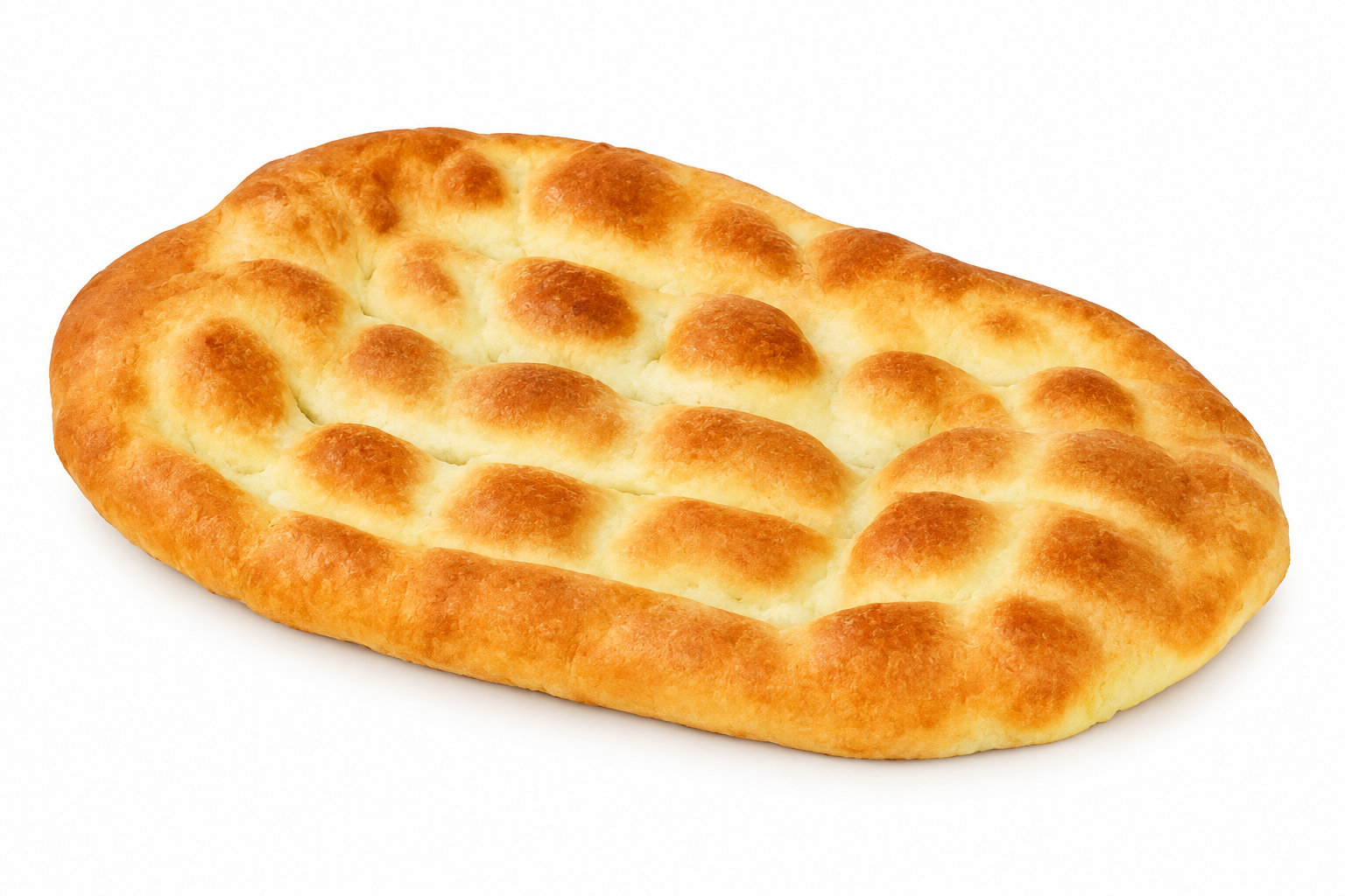 Main Turkish pide product image on white background without sesame