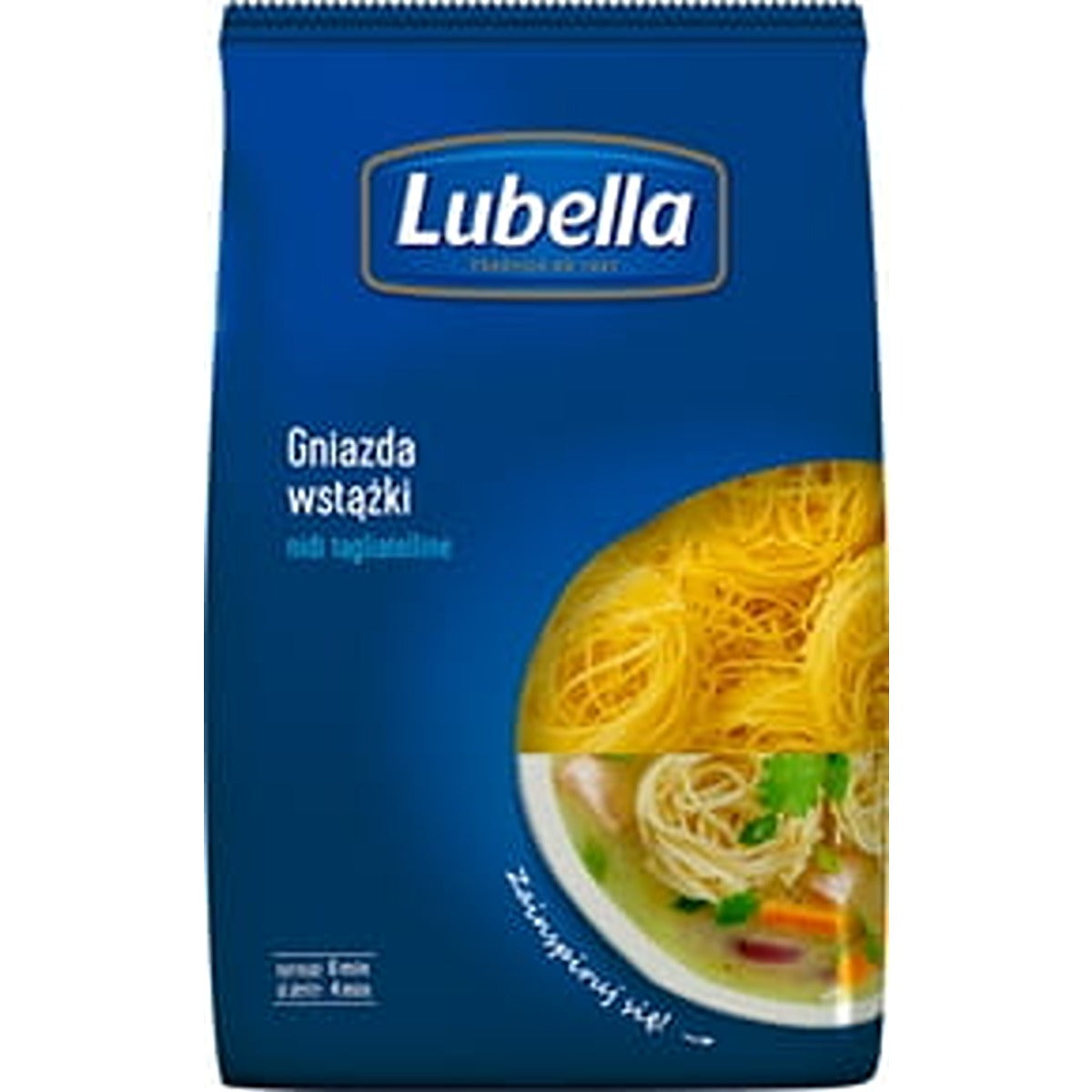Lubella - Pasta Nests - 400g noodles in a bag.