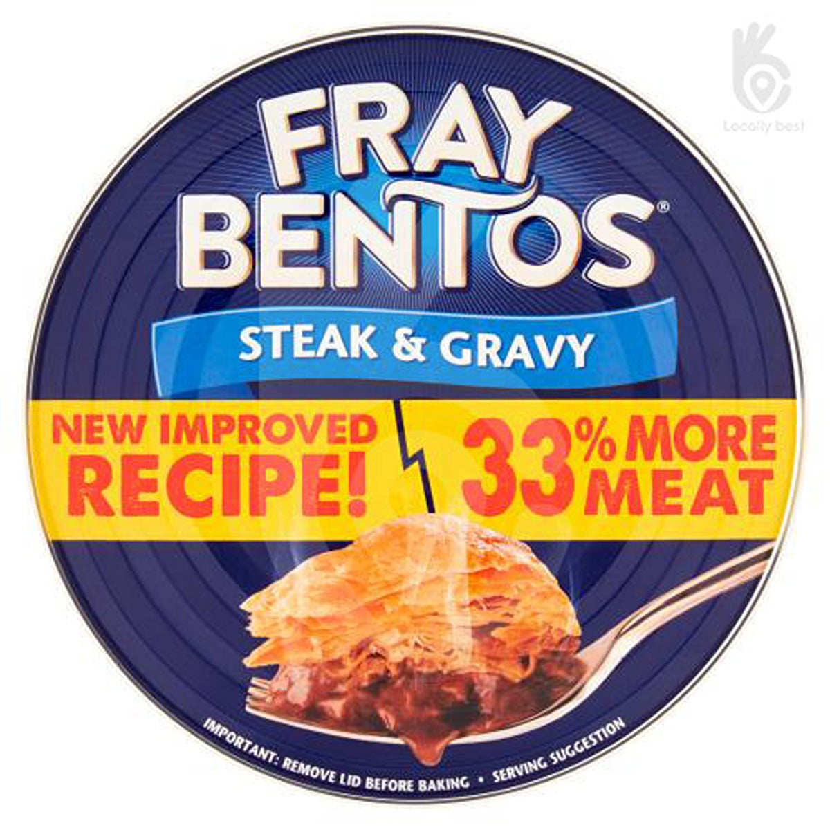 A tin of Fray Bentos - Steak & Gravy - 425g.