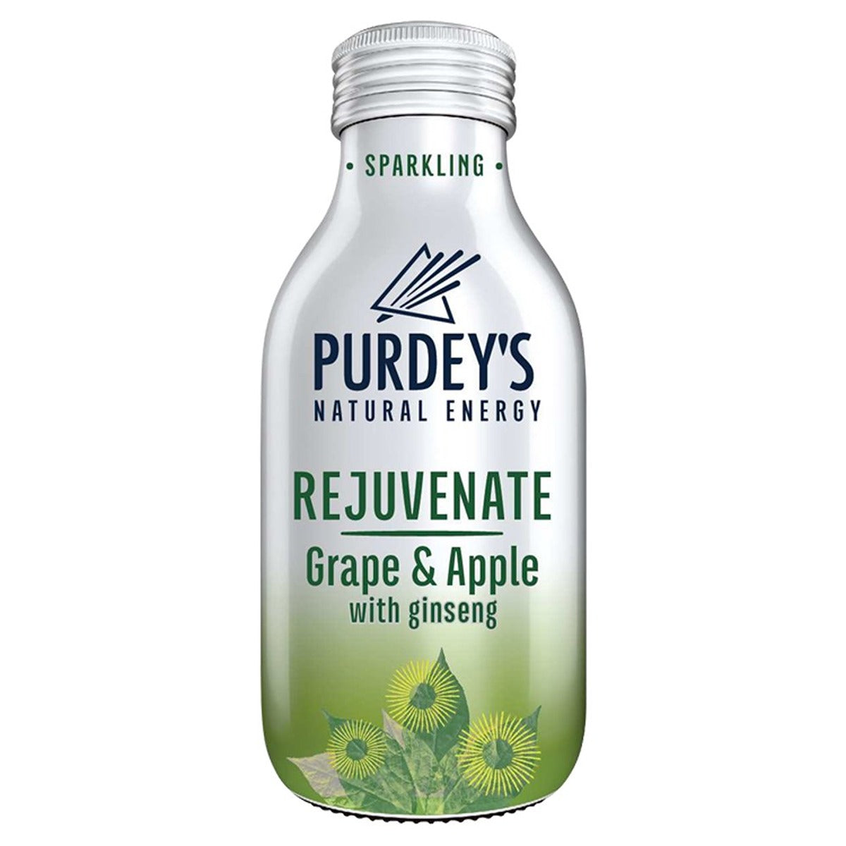 Purdey's - Natural Energy Rejuvenate Grape & Apple with Ginseng Bottle - 330ml juice.