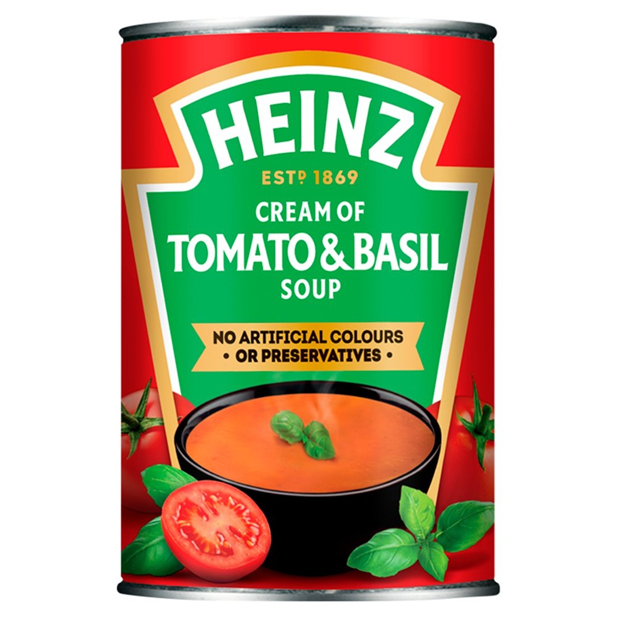Heinz - Cream Of Tomato & Basil Soup - 400g.