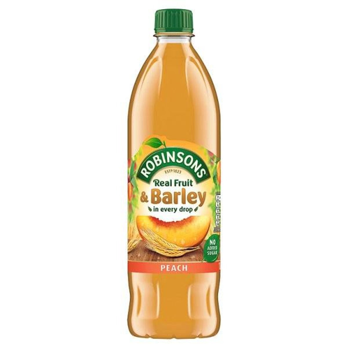 Robinsons - Fruit & Barley with Vitamins Peach Squash - 1L - Continental Food Store