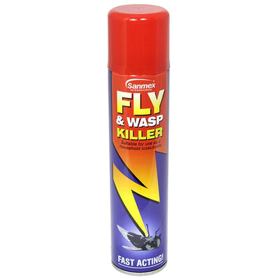 Cleenol - Fly and Wasp Killer Aerosol Spray - 300ml - Continental Food Store