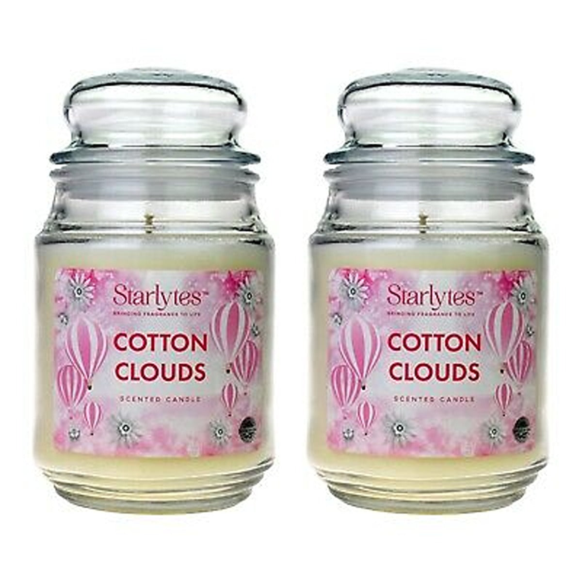 Starlytes - Cotton Clouds Scented Candle - 510g - Continental Food Store