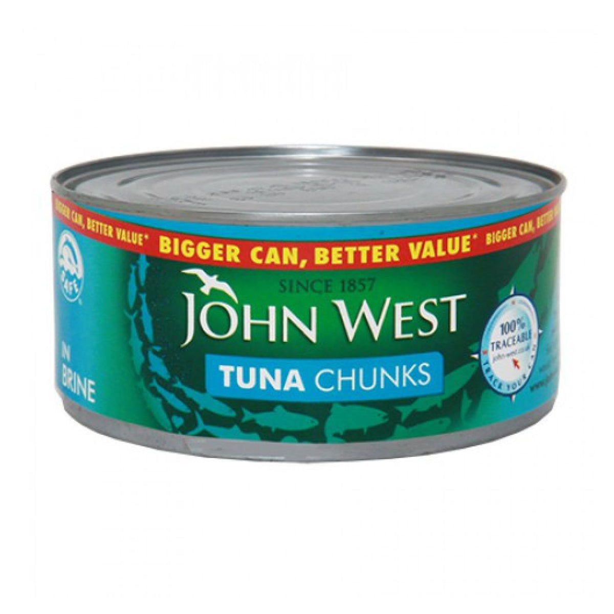 John West - Tuna Chunks in Brine - 160g in a can.