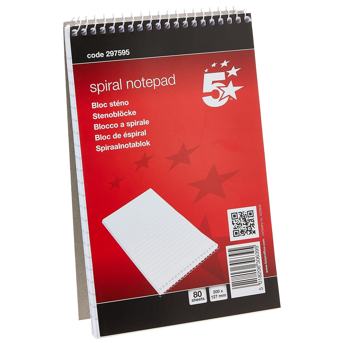 Oop! - Spiral Notepad - 20cm x 28cm - Continental Food Store