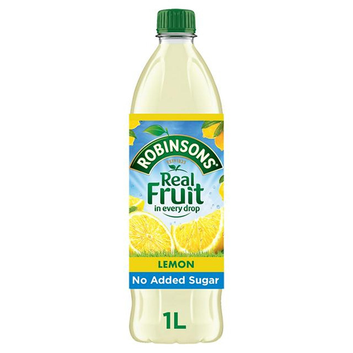 Robinsons - No Sugar Added Lemon Fruit Squash - 1L - Continental Food Store