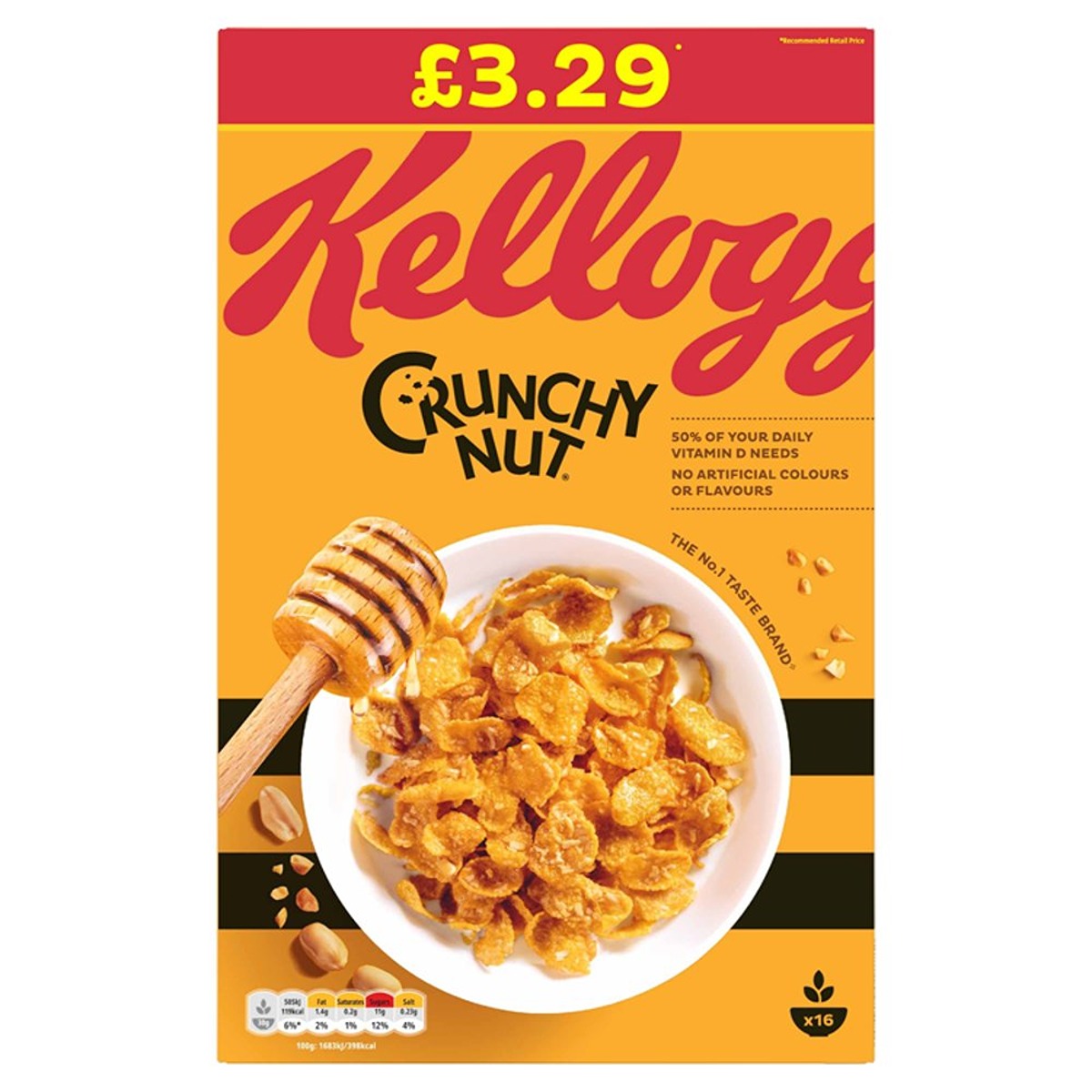 Kellogg's - Crunchy Nut Cereal - 500g - Continental Food Store