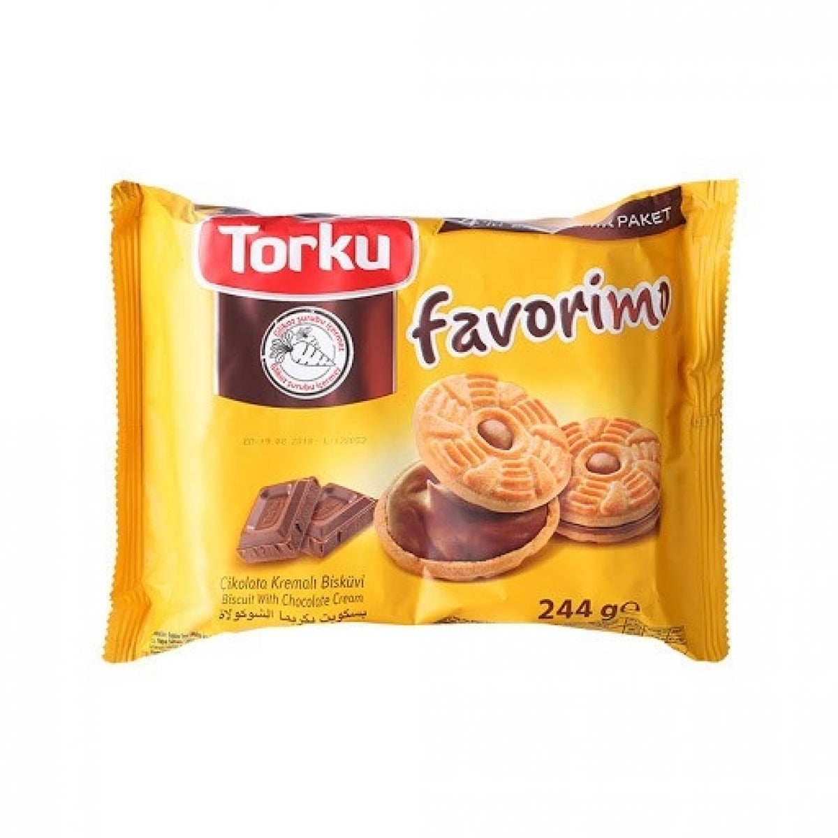 Torku - Favorimo Chocolate Cream Biscuits - 4 Pack - Continental Food Store