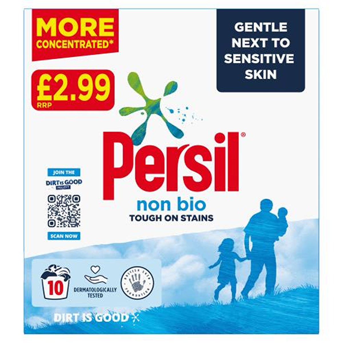 Persil - Non Bio Washing Powder - 10 Wash 650g - Continental Food Store