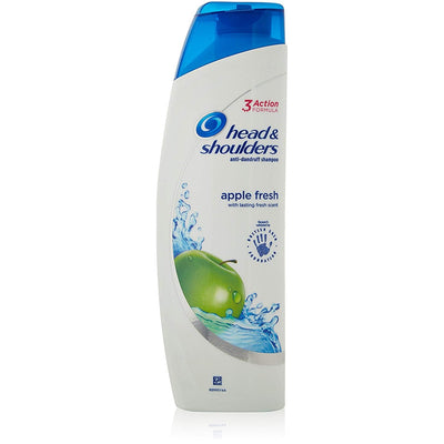 Head & Shoulders - Anti-Dandruff Shampoo Apple Fresh 250ml bottle featuring a green apple and water splash on the label.