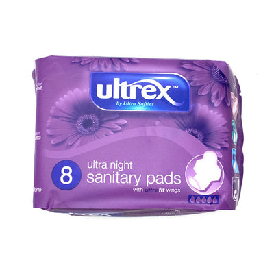 Ultrex - 8 Ultra Night Pads - Continental Food Store