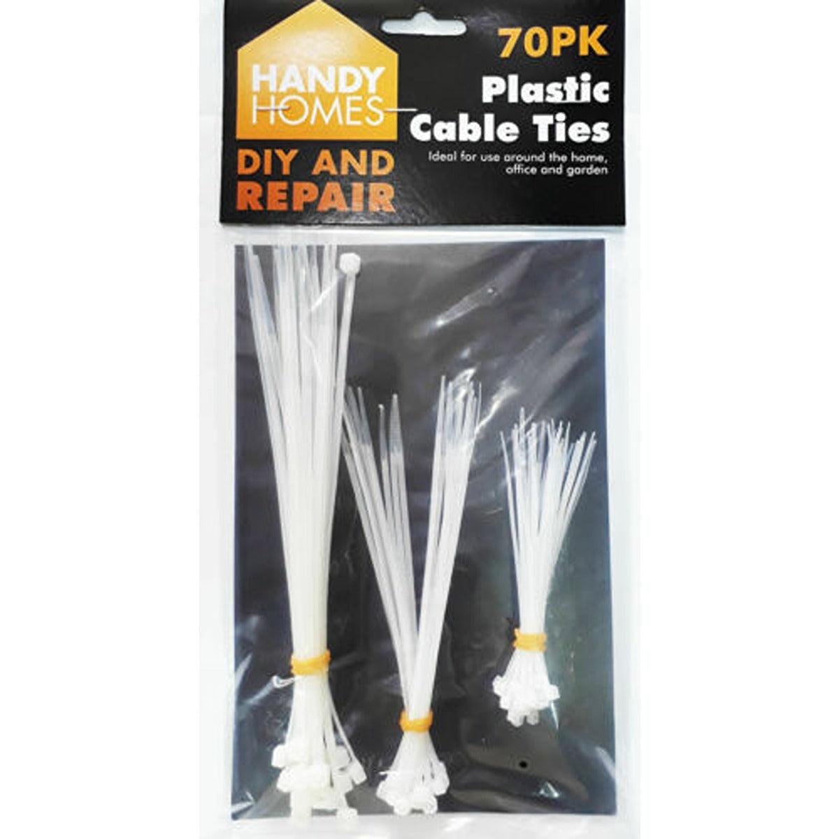 Keep It Handy - Plastic Cable Ties - 70 Pack - Continental Food Store