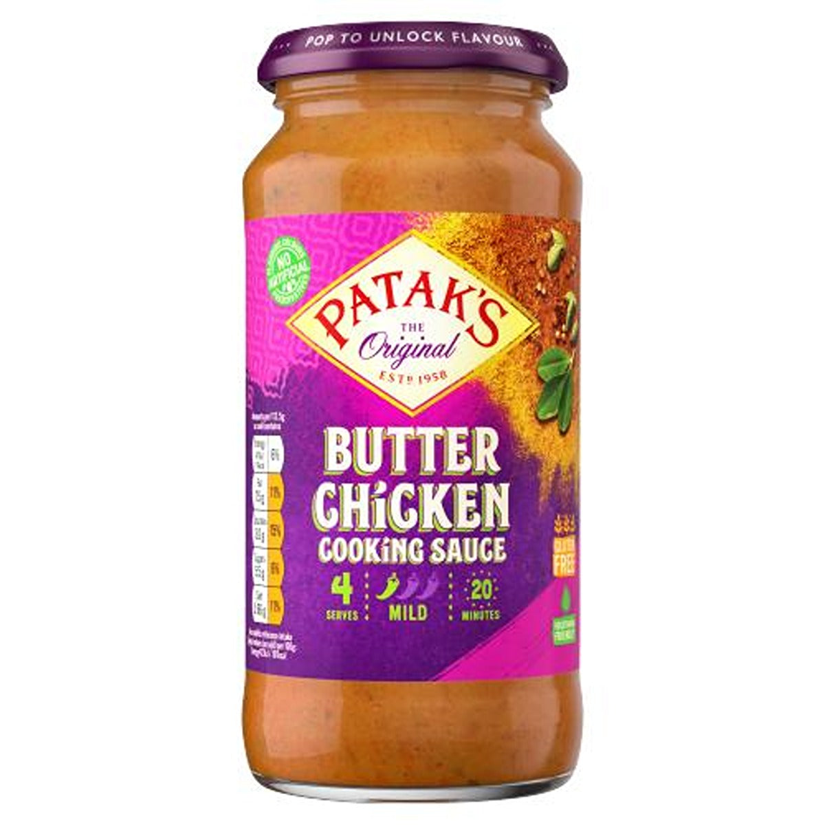 Patak's - Butter Chicken Cooking Sauce 450g.