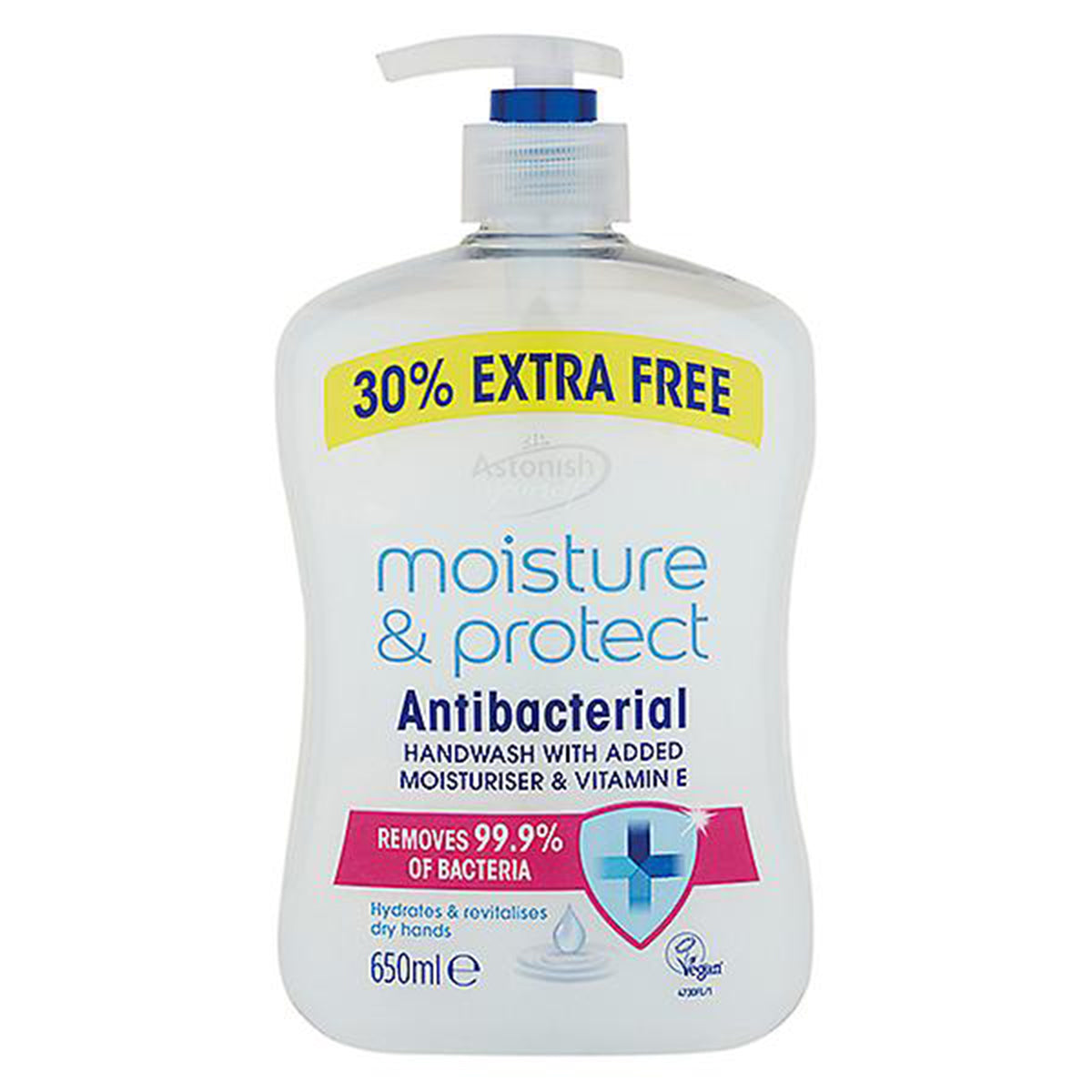 Astonish Moisture & Protecy Antibacterial Handwash - 650ml - Continental Food Store
