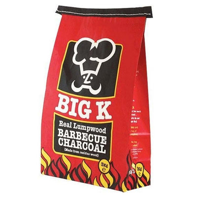 Big K - BBQ Lumpwood Charcoal - 3kg - Continental Food Store