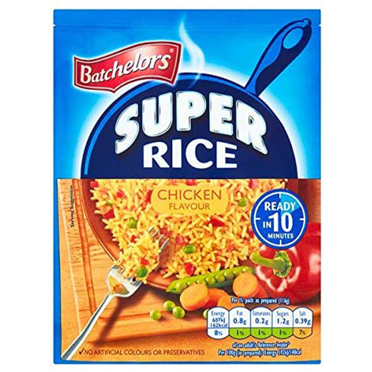 Batchelors Super Rice Chicken Flavour.