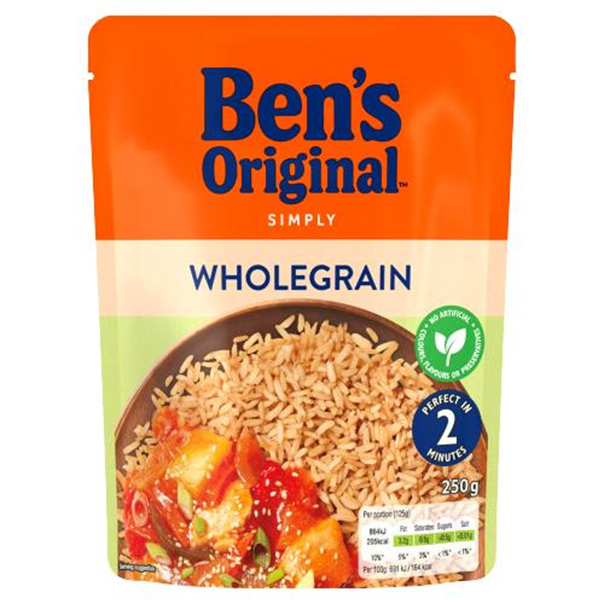 Bens Original - Wholegrain Microwave Rice - 250g - Continental Food Store