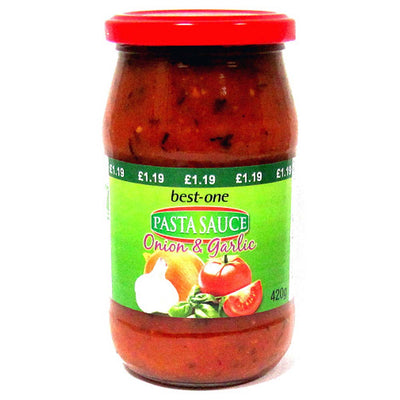 Best One - Pasta Sauce Onion & Garlic - 420g - Continental Food Store
