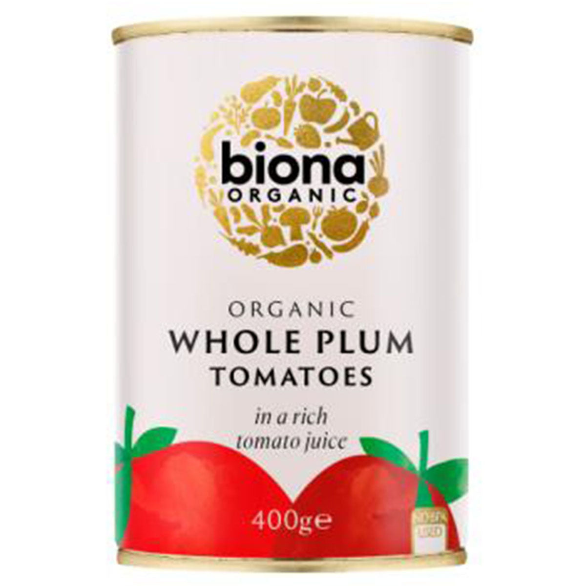 Biona Organic - Whole Plum Tomatoes - 400g - Continental Food Store