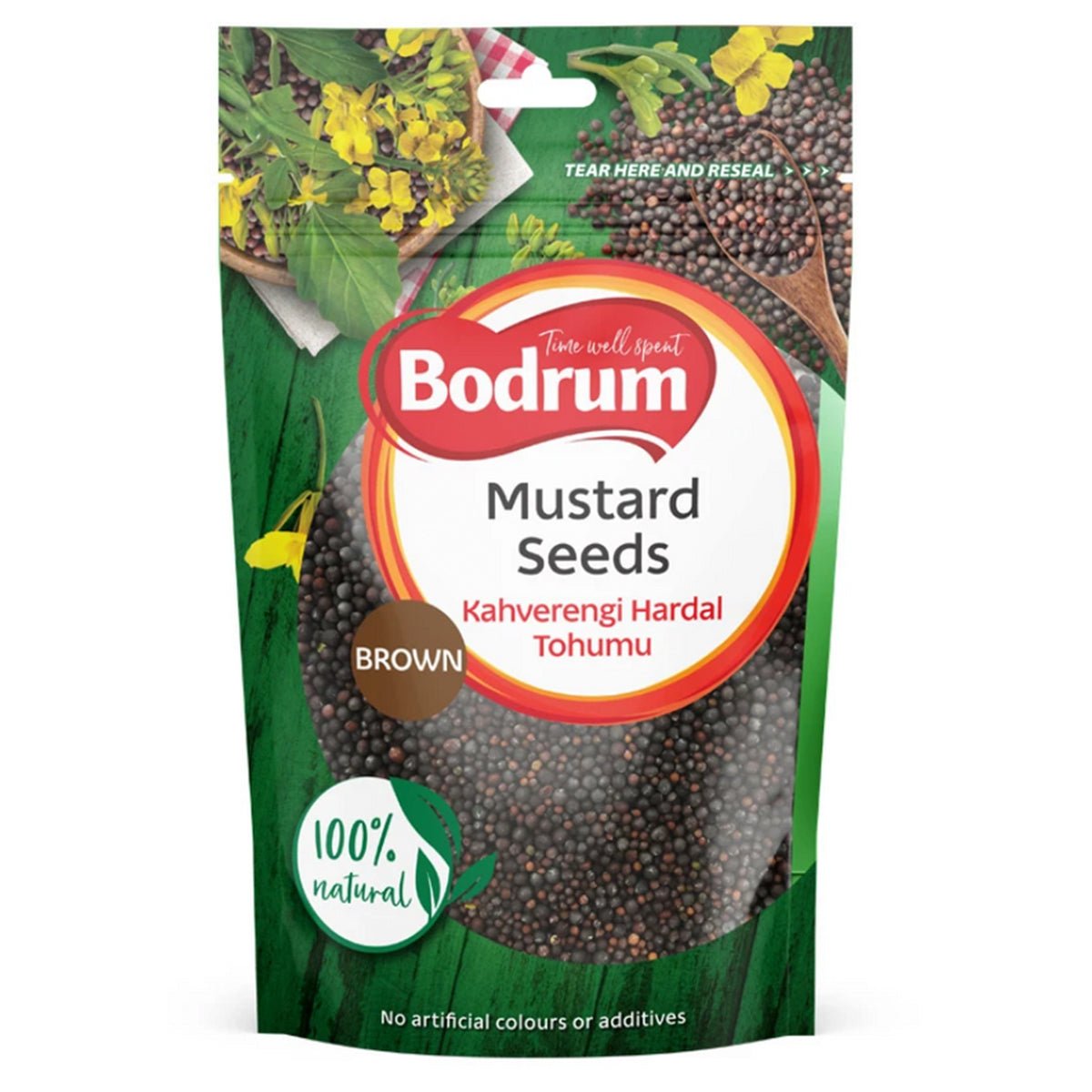 Bodrum - Brown Mustard Seeds - 100g - Continental Food Store