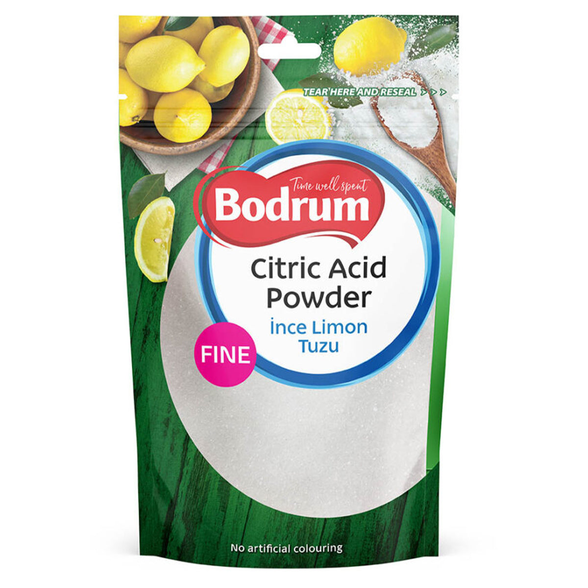 Bodrum Fine Lemon Salt - 100g tu.